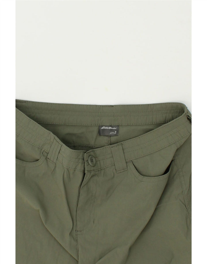 EDDIE BAUER Womens Cargo Capri Trousers US 8 Medium W30 L21 Khaki Nylon Vintage Eddie Bauer and Second-Hand Eddie Bauer from Messina Hembry 