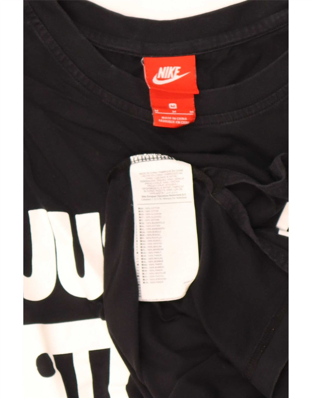 Nike muški grafički gornji dio prsluka srednje crne boje, pamuk