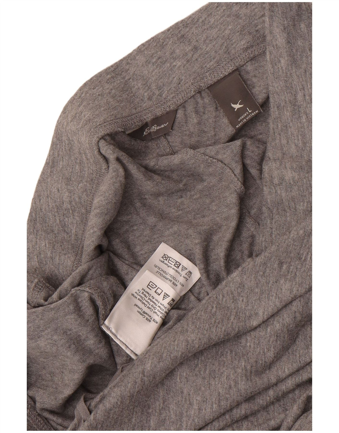 Eddie Bauer ženska maksi suknja velika W36 sivi flekasti pamuk