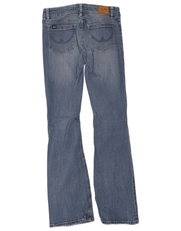 Superdry ženske lepršave traperice Zadie W26 L30 plavi liocel
