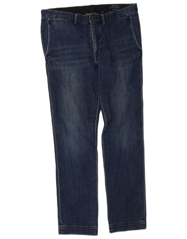 Ženske uske traperice Polo Ralph Lauren W34 L32 tamnoplavi pamuk