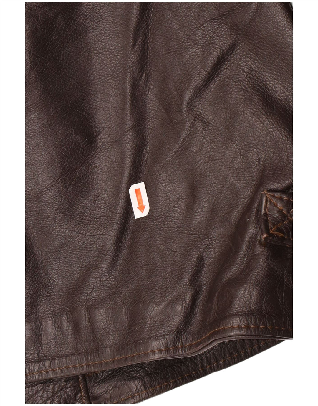 VINTAGE muška kožna jakna UK 42 XL smeđa koža