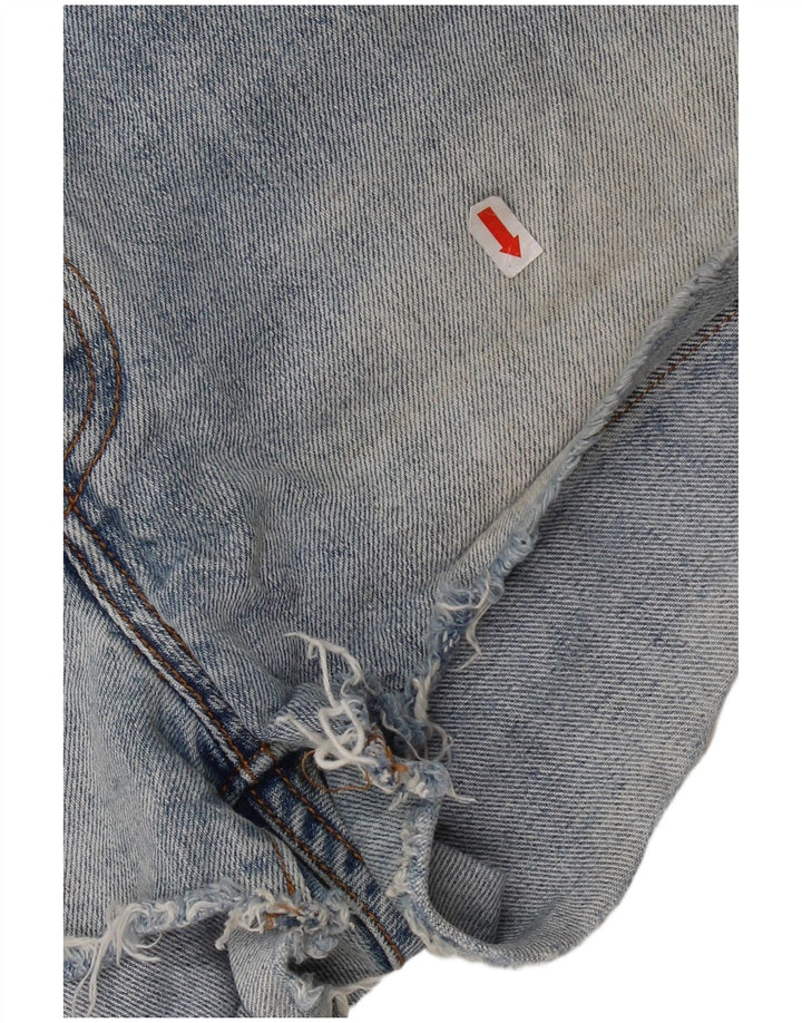 Levi's ženske vruće hlačice od trapera 501, W29, srednje plavi pamuk