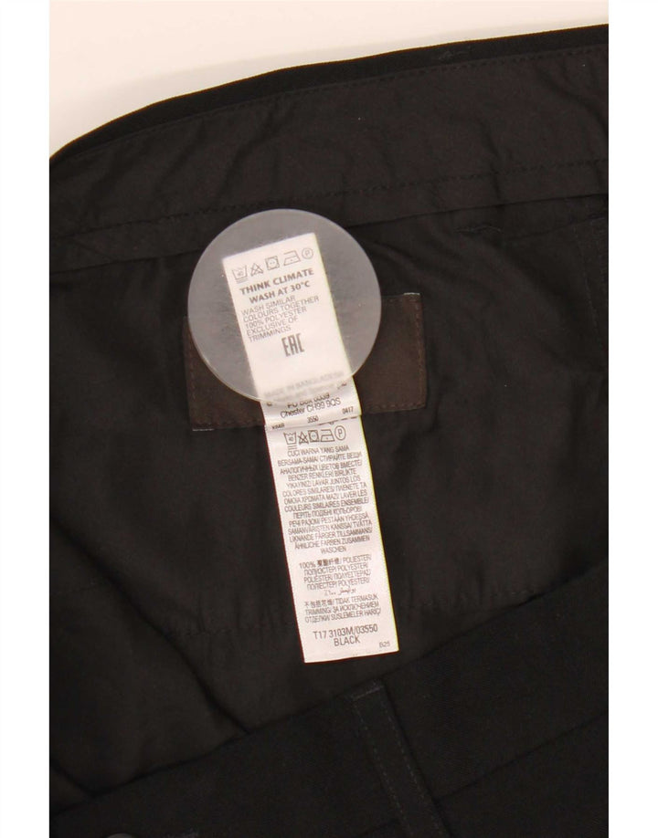Marks & Spencer muške chino hlače kroja W34 L31 crni poliester