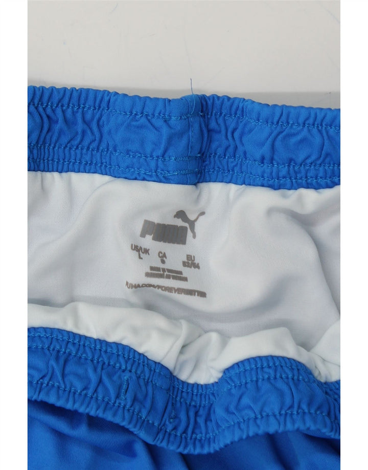 PUMA Mens Sport Shorts Large  Blue Vintage Puma and Second-Hand Puma from Messina Hembry 