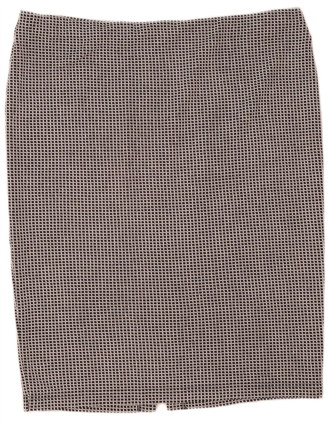 MARKS & SPENCER Womens Pencil Skirt UK 20 2XL W40 Black Check Polyester