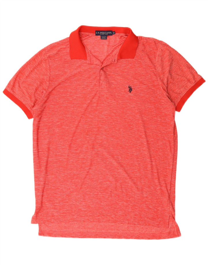U.S. Polo Assn. Muška košulja od srednje crvenog pjegavog poliestera