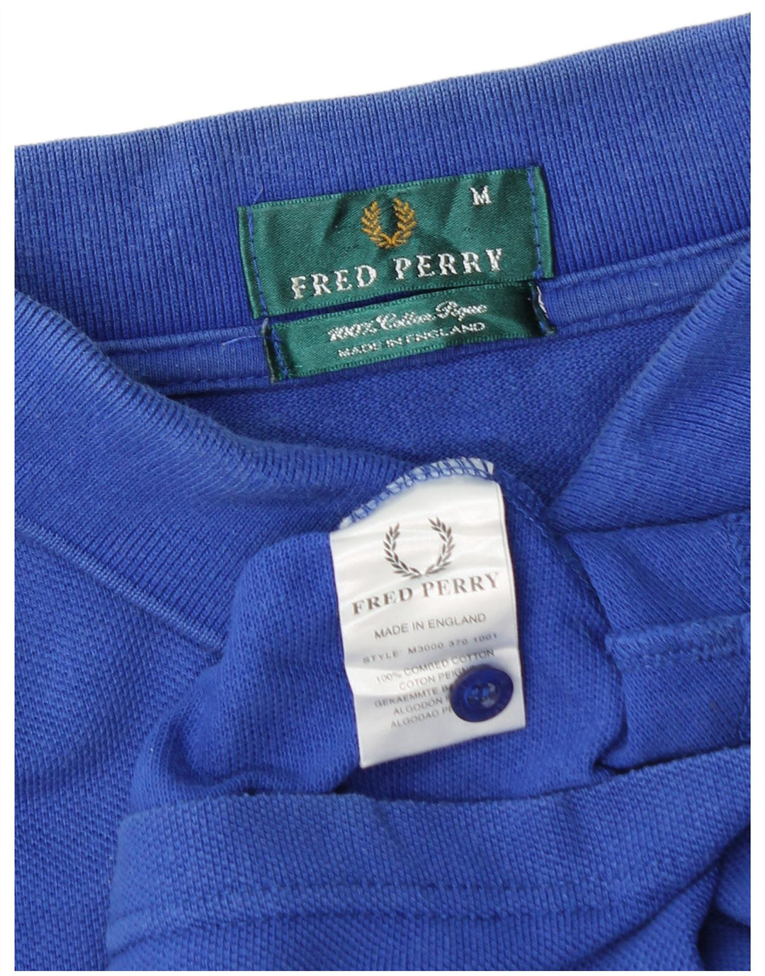 FRED PERRY Muška polo majica Srednje plavi pamuk