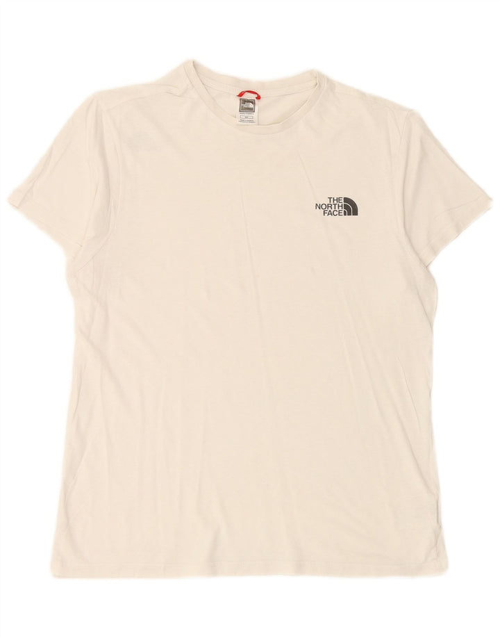 THE NORTH FACE Mens T-Shirt Top Small White Cotton