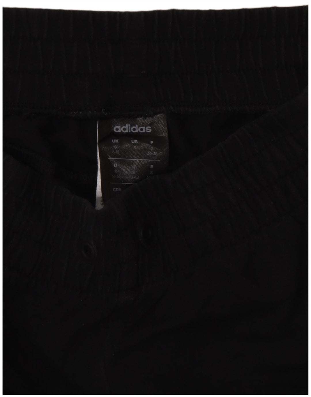 ADIDAS Ženska trenirka Hlače Joggers UK 8/10 Mali crni pamuk