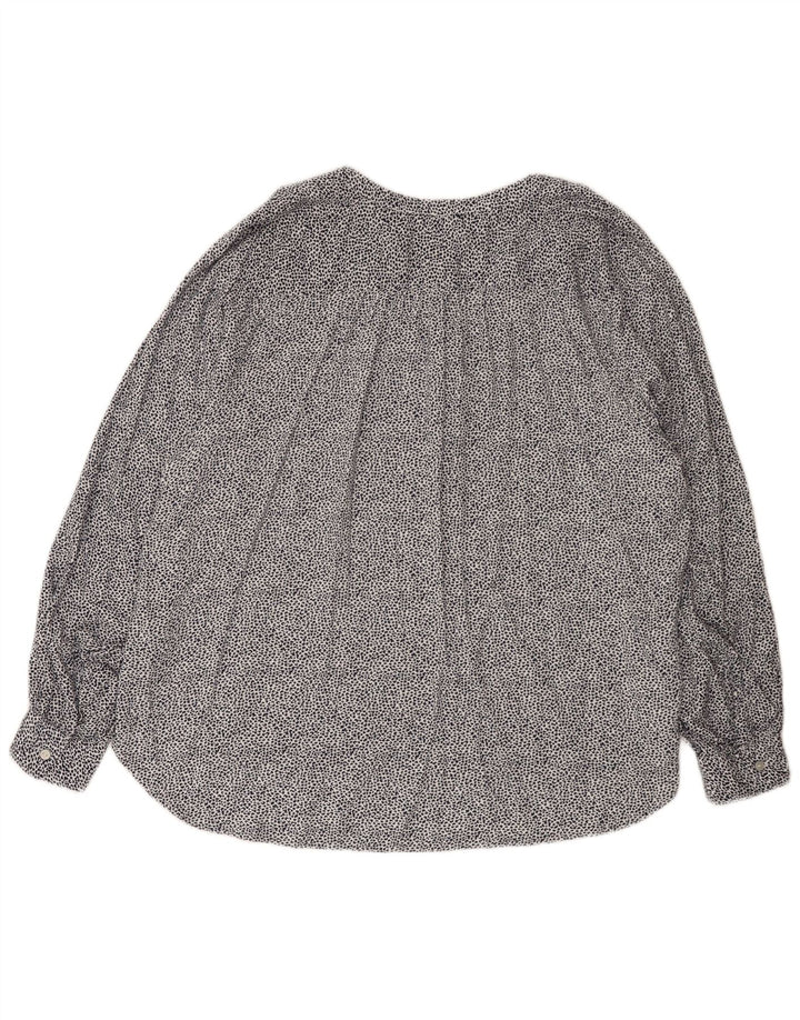 Marks & Spencer ženski pulover košulja bluza UK 20 2XL bijeli životinjski print