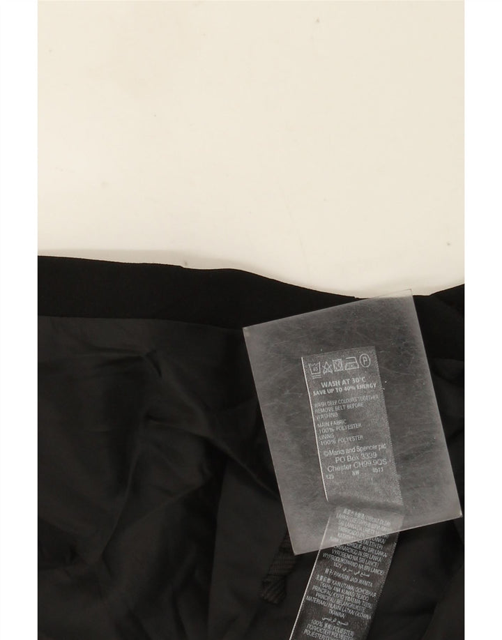 Marks & Spencer ženska suknja A-kroja UK 20 2XL W40 crni poliester