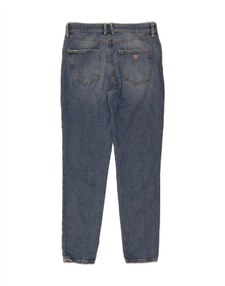 GUESS Womens Slim Jeans W29 L30 Blue Polyester Vintage Guess and Second-Hand Guess from Messina Hembry 