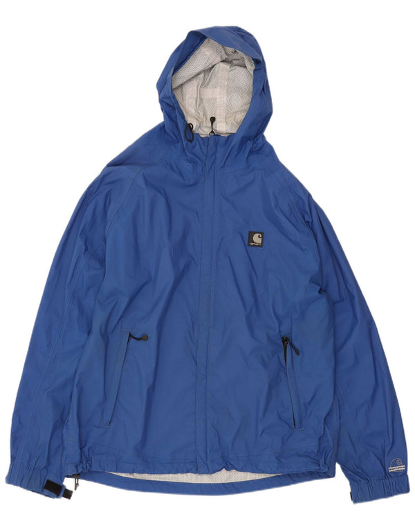 Carhartt muška kišna jakna s kapuljačom UK 40 Large Blue Nylon