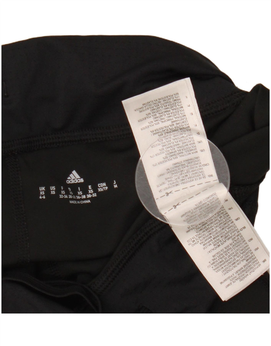 ADIDAS ženske kapri tajice UK 4/6 XS crni poliester