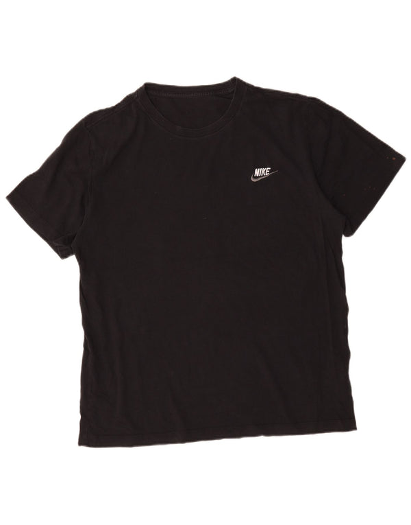 Nike Muška majica kratkih rukava Velika crna pamučna majica