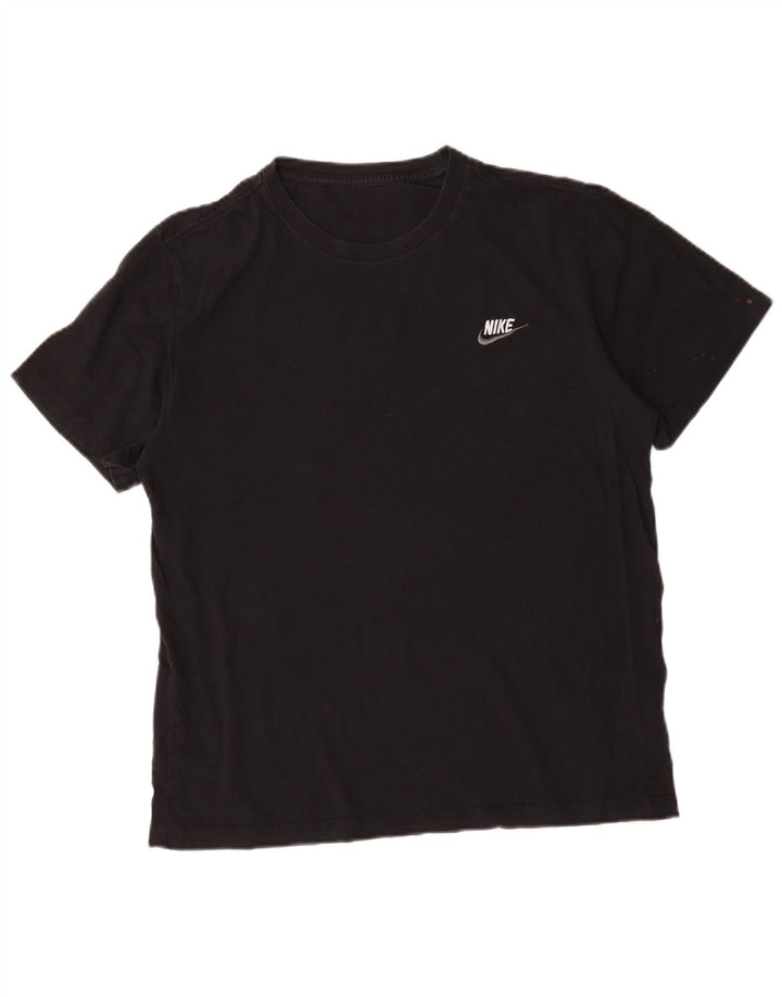 Nike Muška majica kratkih rukava Velika crna pamučna majica