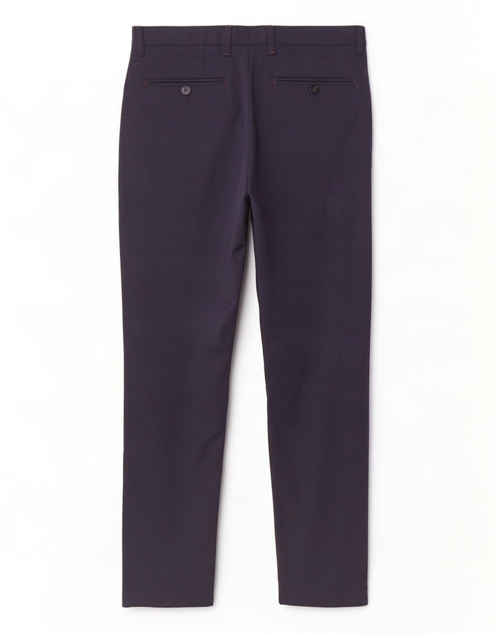 Ted Baker muške hlače ravnog odijela W32 L30 tamnoplavi poliester