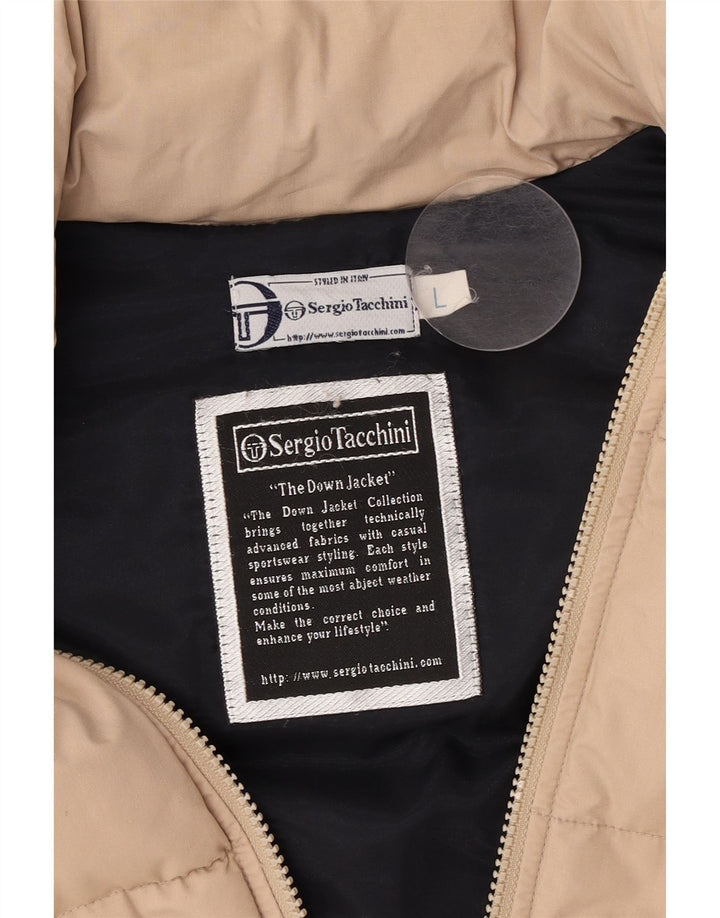 Sergio Tacchini muška podstavljena jakna UK 40 Large Beige