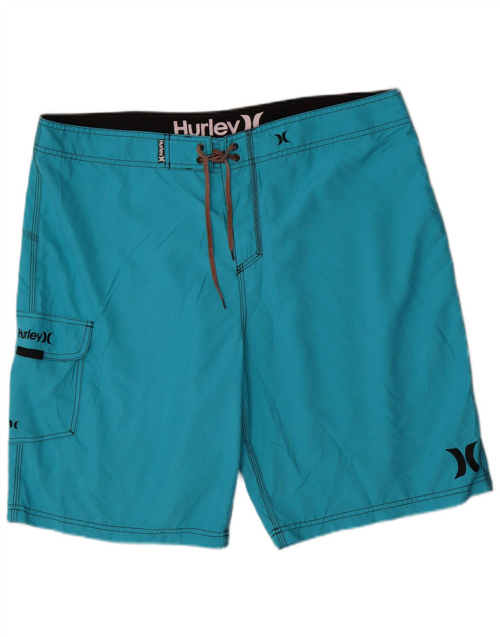 Hurley muške kratke hlače za plivanje XL plavi poliester