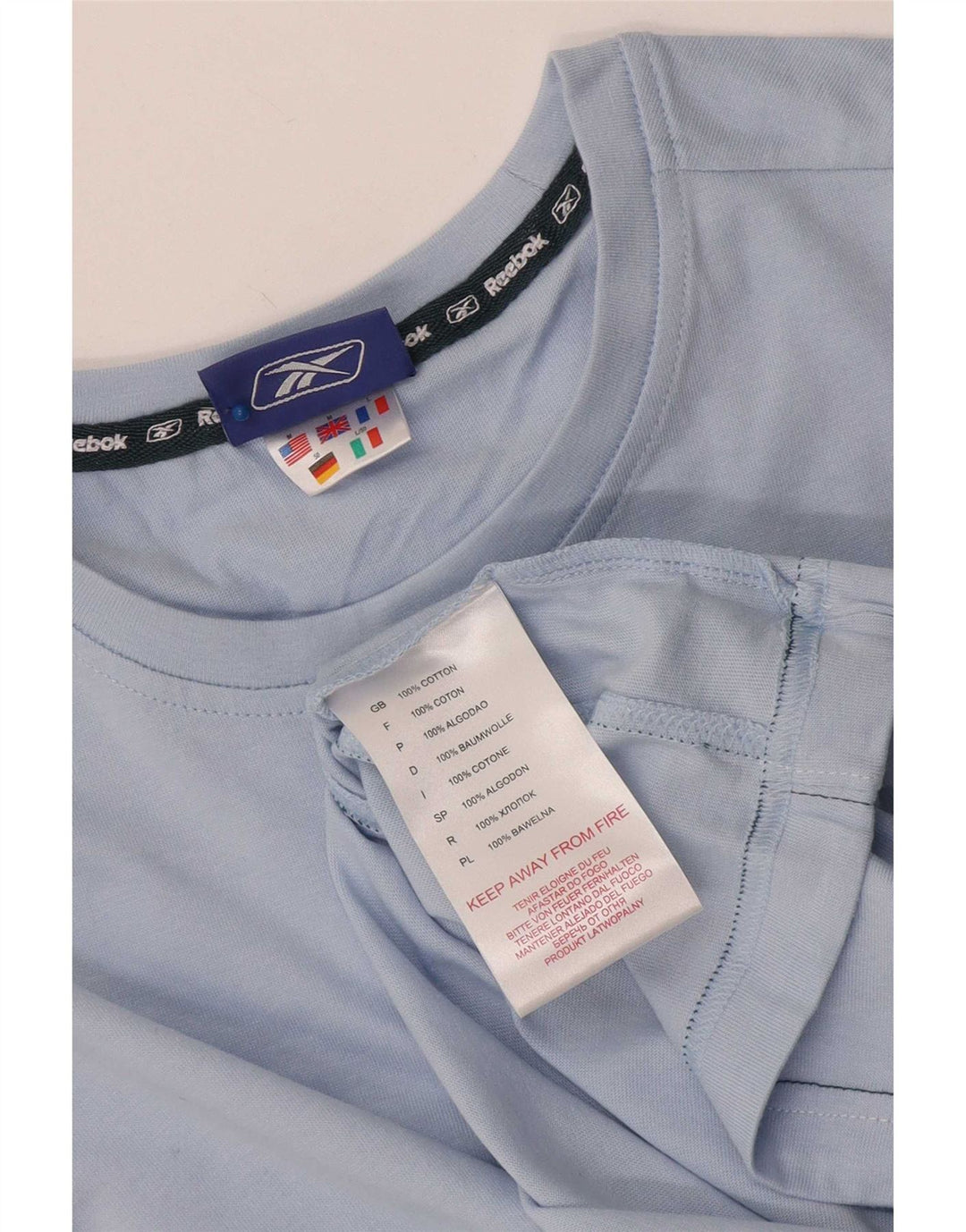 Reebok muški prsluk Srednje plavi pamuk