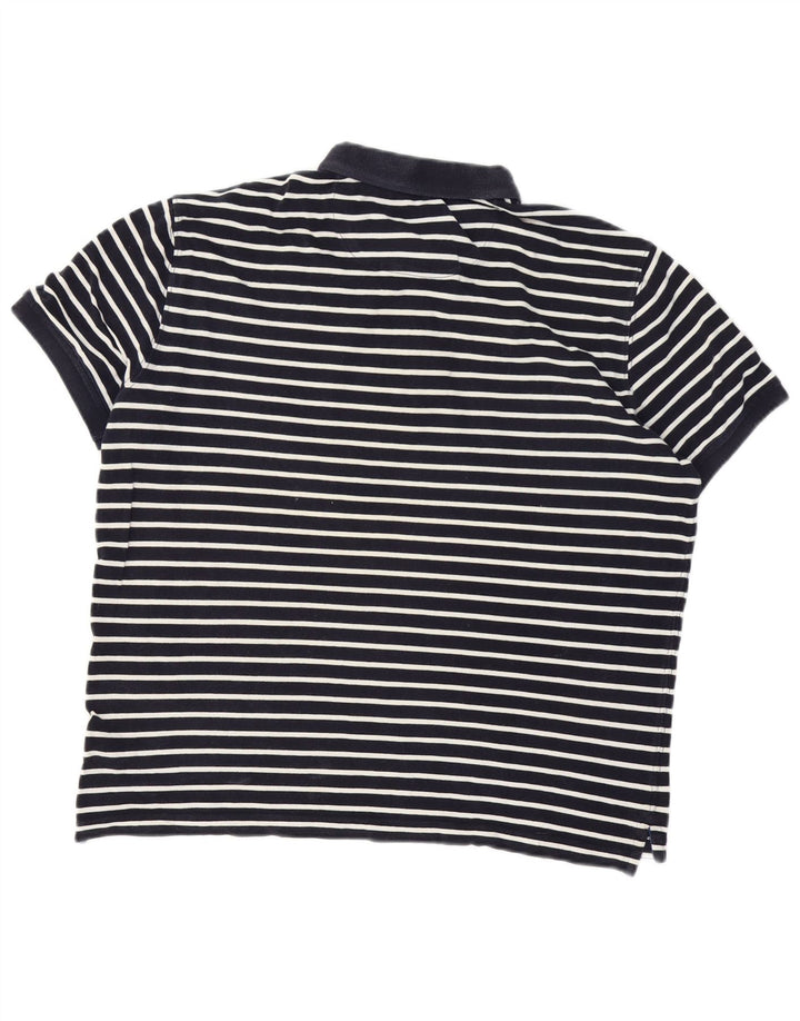 Massimo Dutti muška polo majica velika tamnoplava na pruge