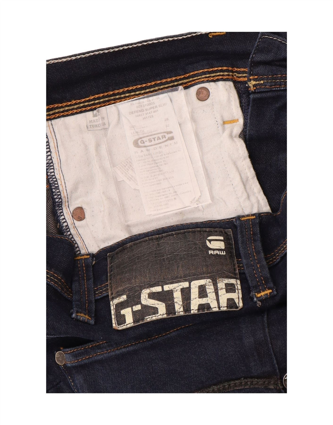 G-Star ženske uske traperice W28 L32 tamnoplave
