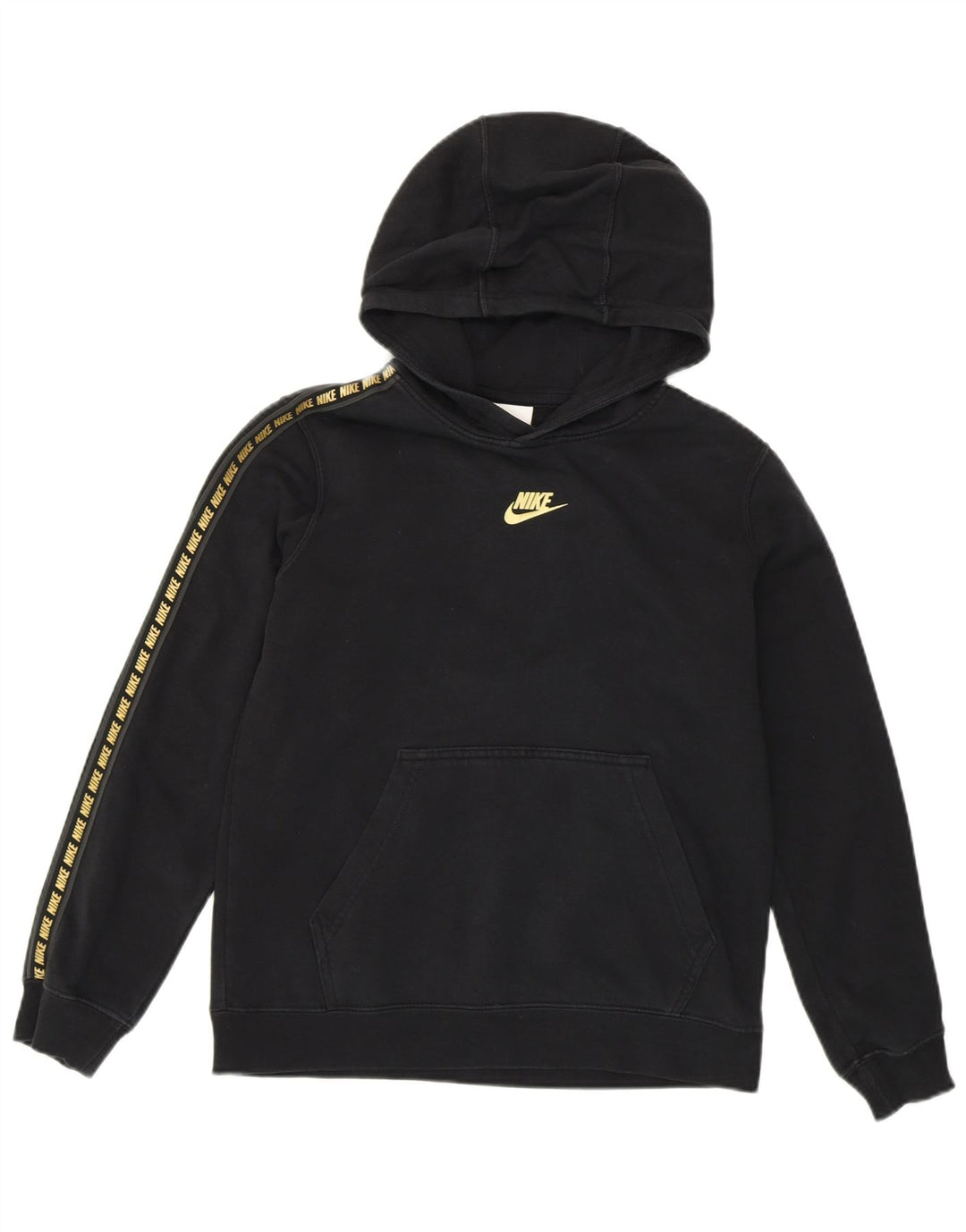 Nike Girls Loose Fit Graphic Full Trenirka 12-13 Years Large Black Cotton