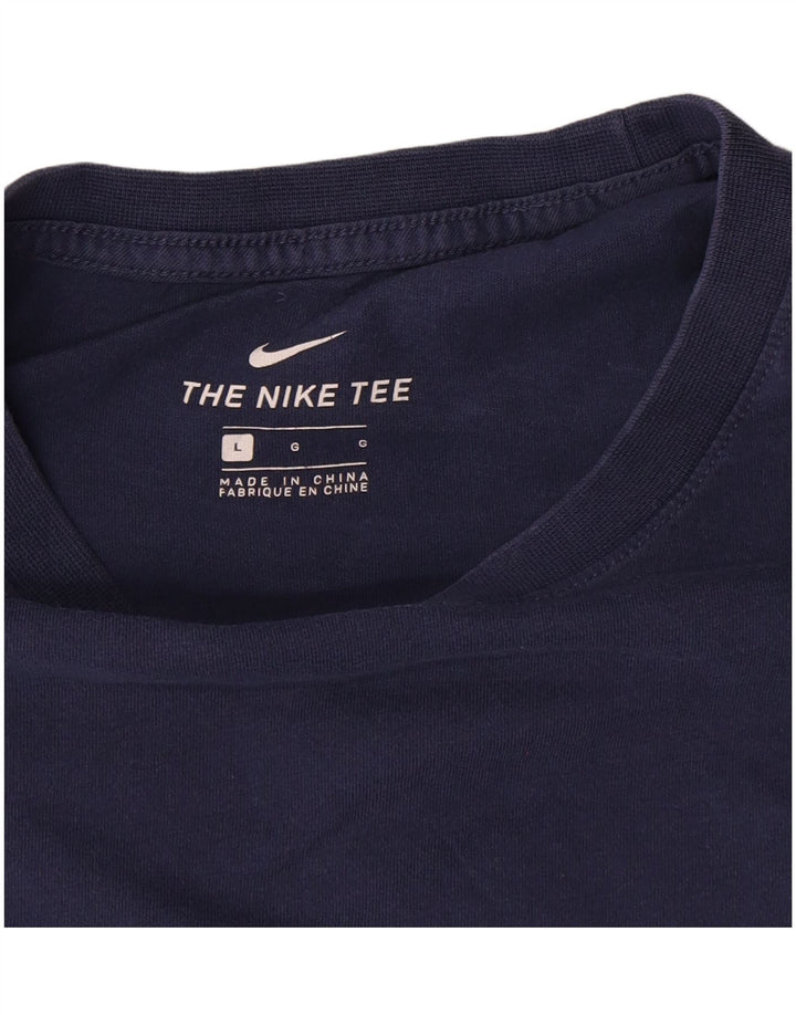 Nike muška majica kratkih rukava, veliki tamnoplavi pamuk