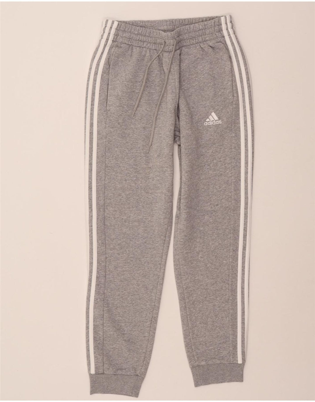 ADIDAS Ženska trenirka Hlače Joggers UK 14 Srednje sivi pamuk