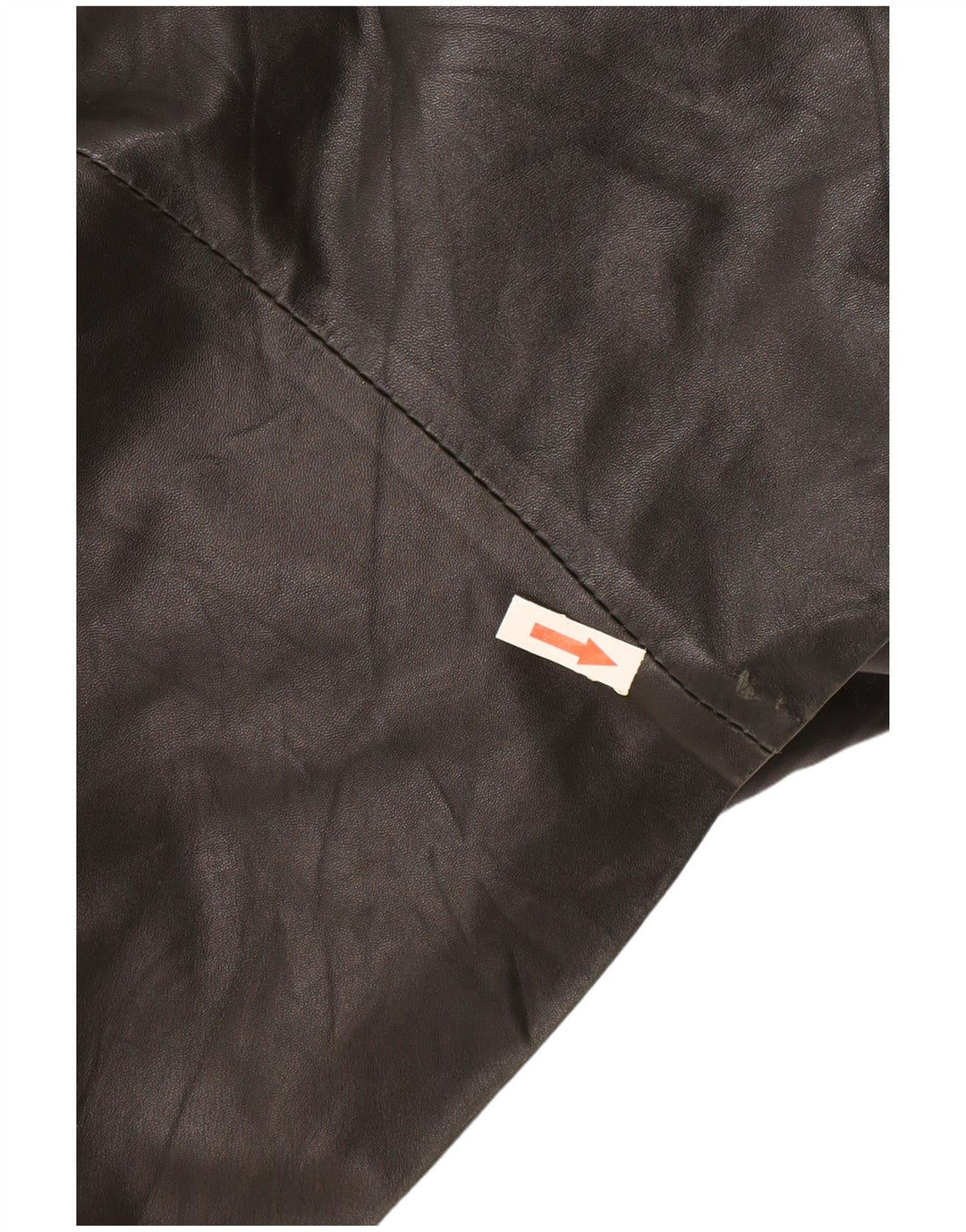 Vintage ženski kožni kaput UK 16 veliki crni