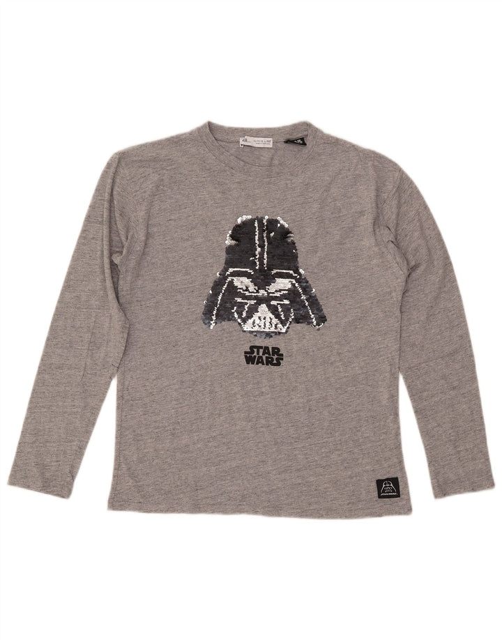 ZARA majica dugih rukava za djevojčice, 11-12 godina, sivi pamuk