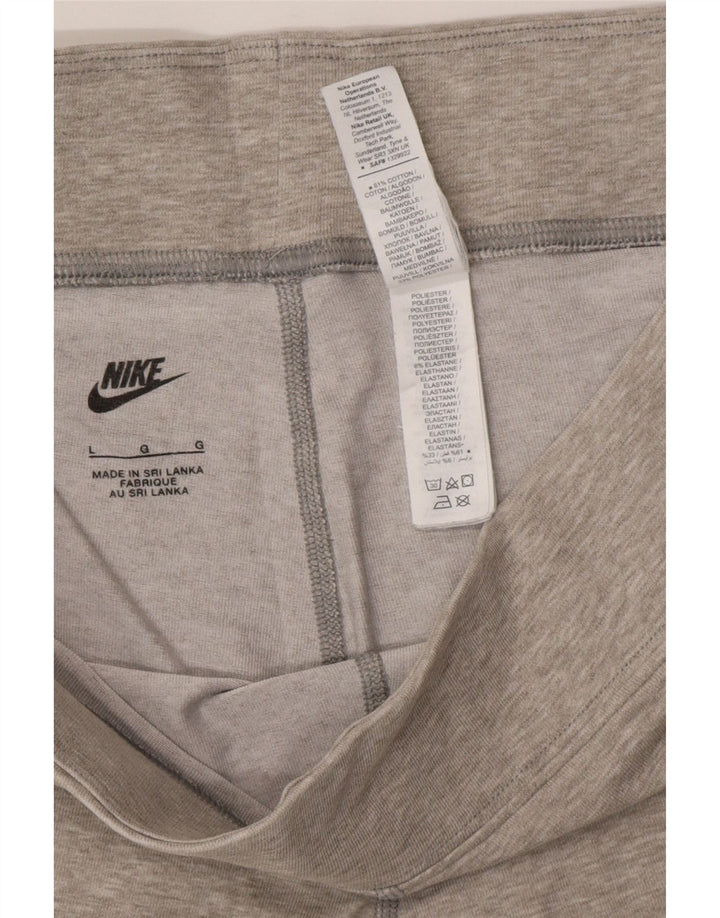 Nike ženske kratke grafičke tajice UK 14 Large Grey Flected Cotton