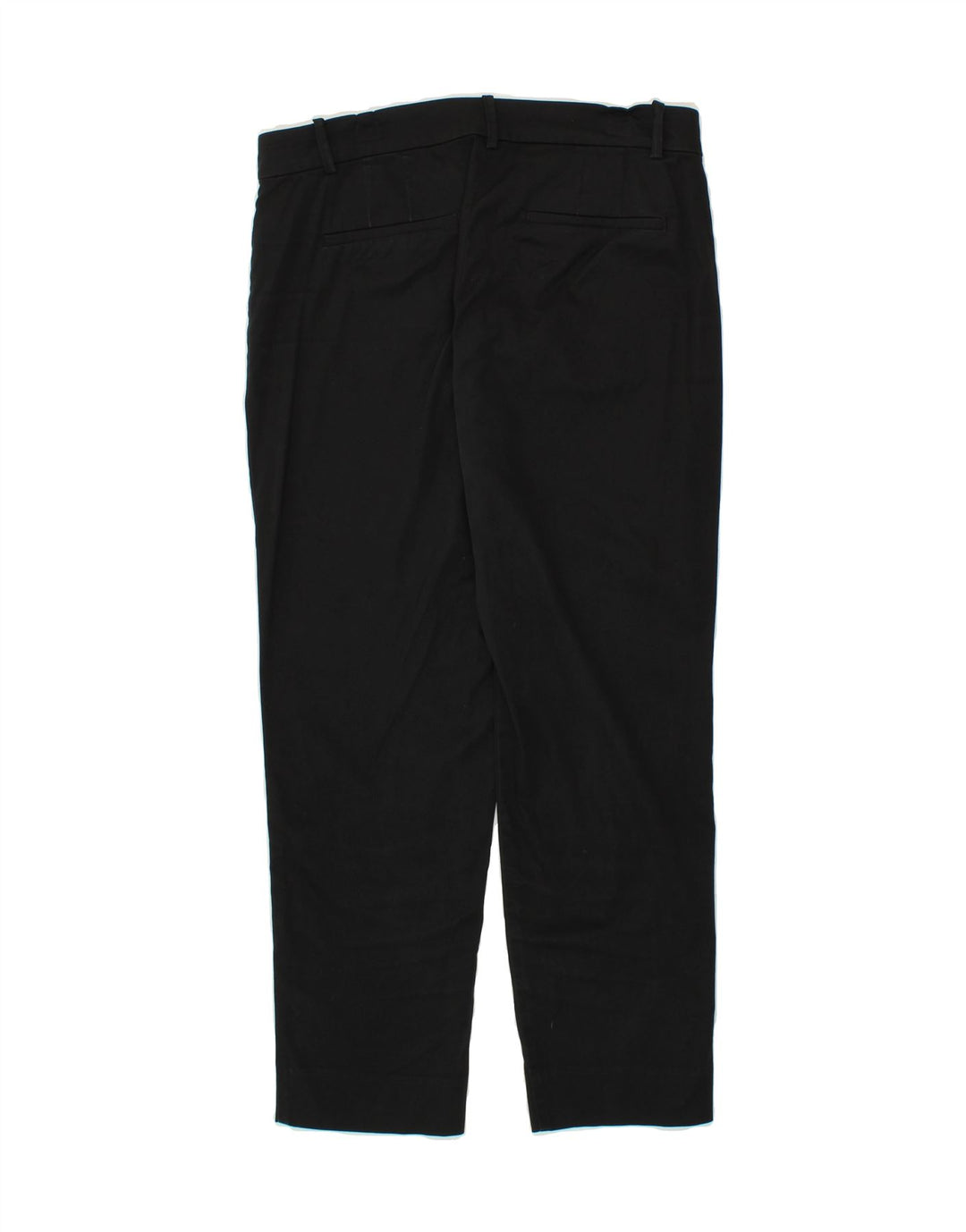 J. CREW Womens Straight Cropped Trousers US 6 Medium W30 L25 Black Vintage J. Crew and Second-Hand J. Crew from Messina Hembry 
