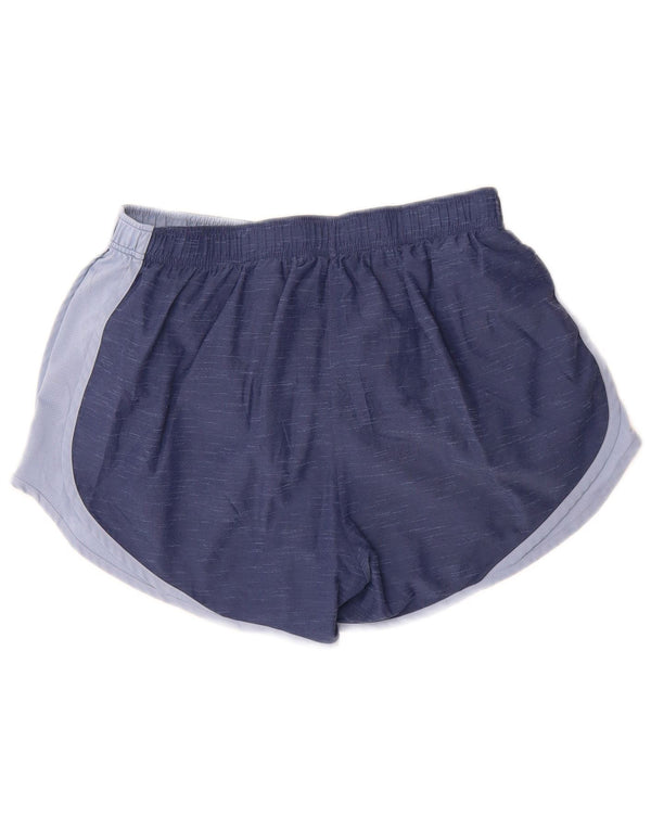 Nike Ženske Dri Fit Sportske Kratke Hlače UK 16 Large Blue Colourblock Poliester