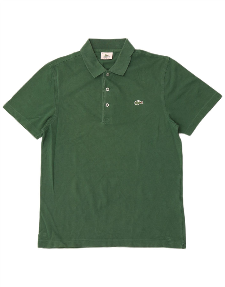 Lacoste muška polo majica veličine 4, srednje zeleni pamuk