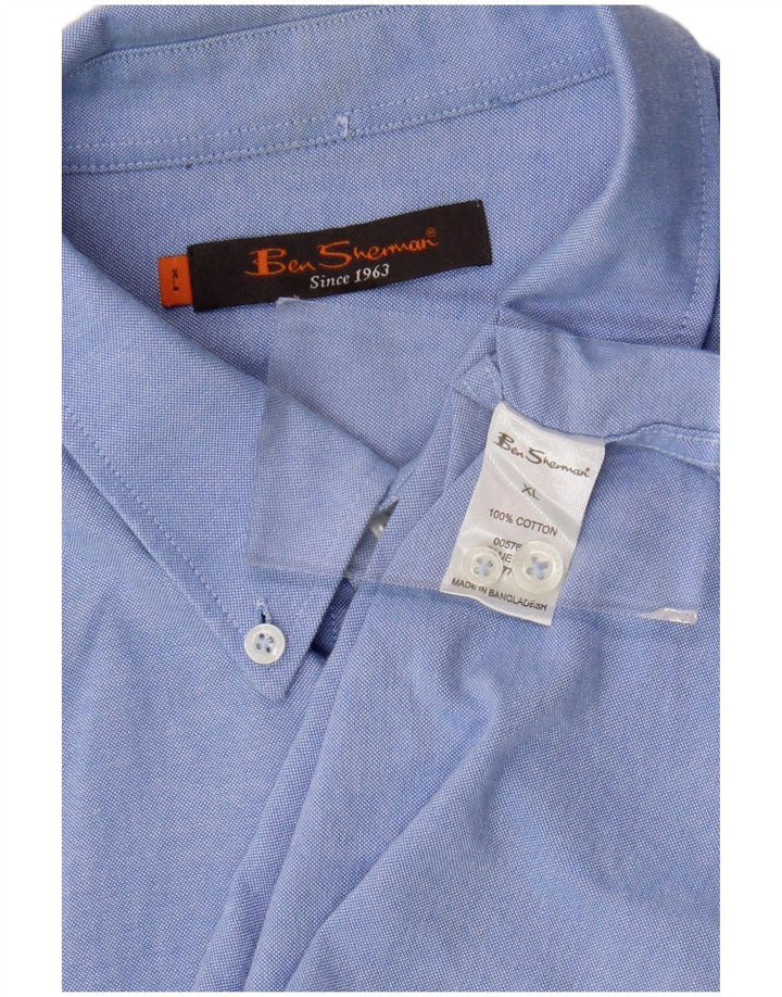Ben Sherman muška košulja XL plavi pamuk