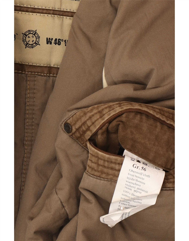 Camel Active muška vojna jakna IT 56 3XL smeđi pamuk