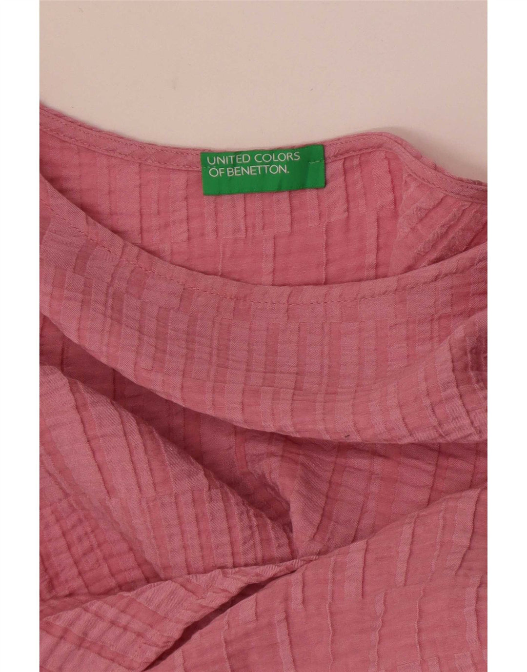 Benetton ženski gornji dio kratke bluze dugih rukava UK 14 srednje ružičaste boje