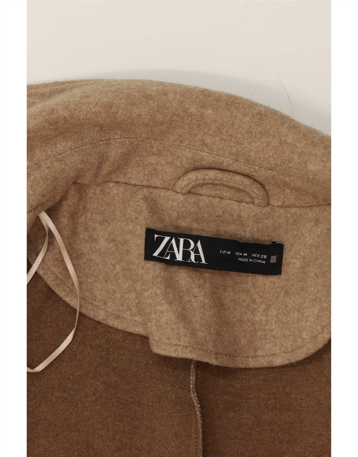 Zara ženska dvostruka pomoćna jakna UK 12 srednje bež poliester