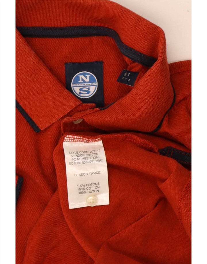 North Sails muška polo majica Srednje narančasta pamuk