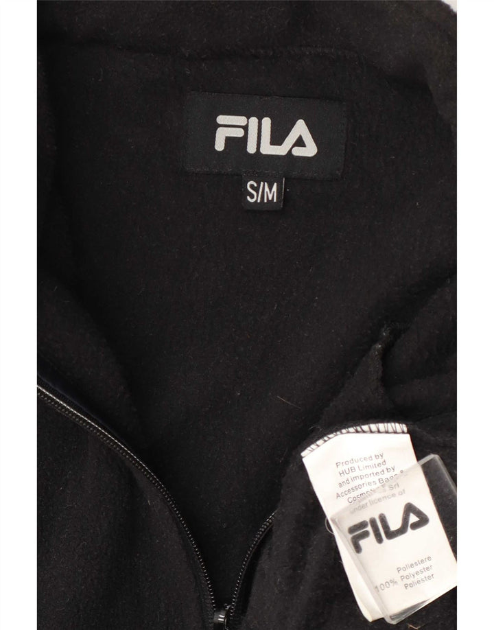 Fila muška jakna od flisa s podstavom UK 36 mala crna poliester