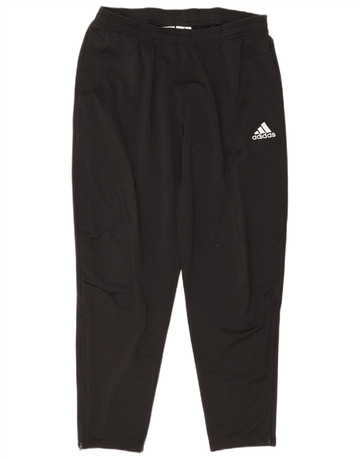 Adidas muške hlače od trenirke velike crne poliesterske