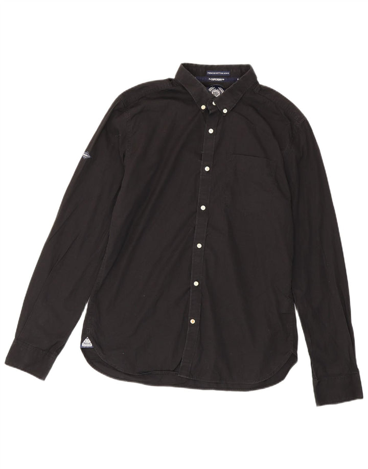 Superdry muška košulja XL crni pamuk