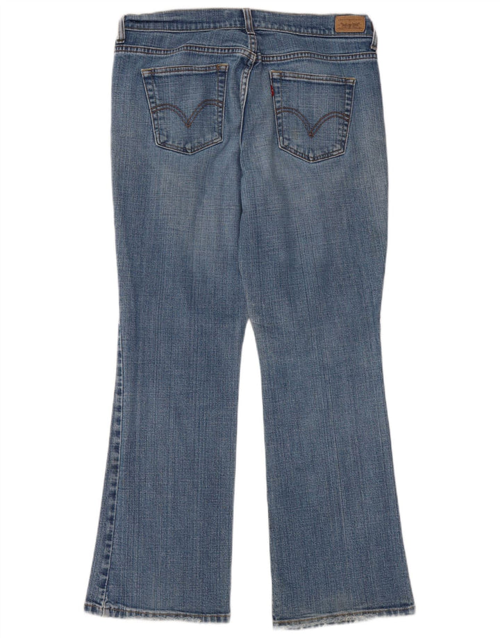 Levi's ženske 515 Bootcut traperice US 12 Large W32 L29 plavi pamuk