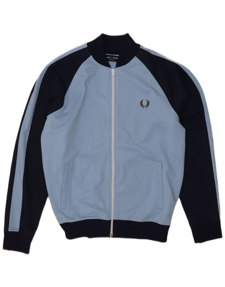 Fred Perry muška trenirka gornja jakna srednje plave sportske boje