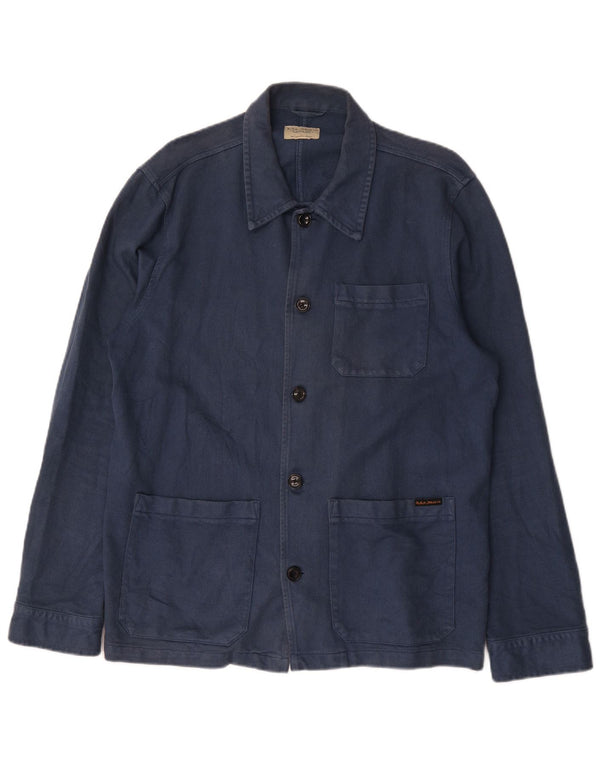 Nudie Jeans muška pomoćna jakna UK 40 Large Blue Cotton