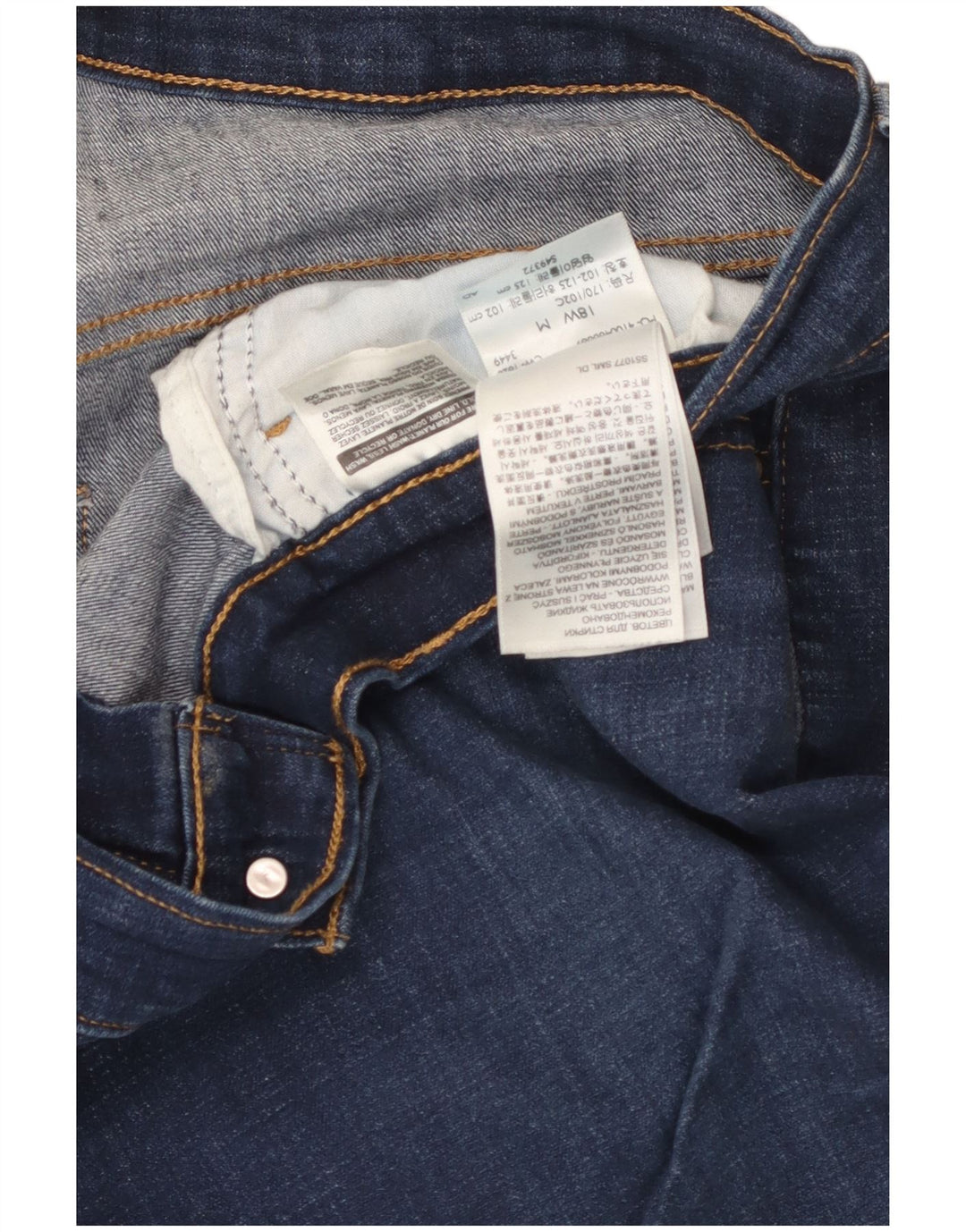 LEVI'S ženske 711 uske traperice visokog struka US 18 2XL W40 L29 tamnoplave