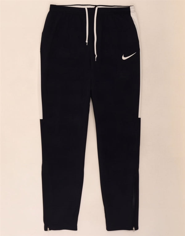 Nike muške hlače za trenirku Dri Fit XL tamnoplavi poliester u boji