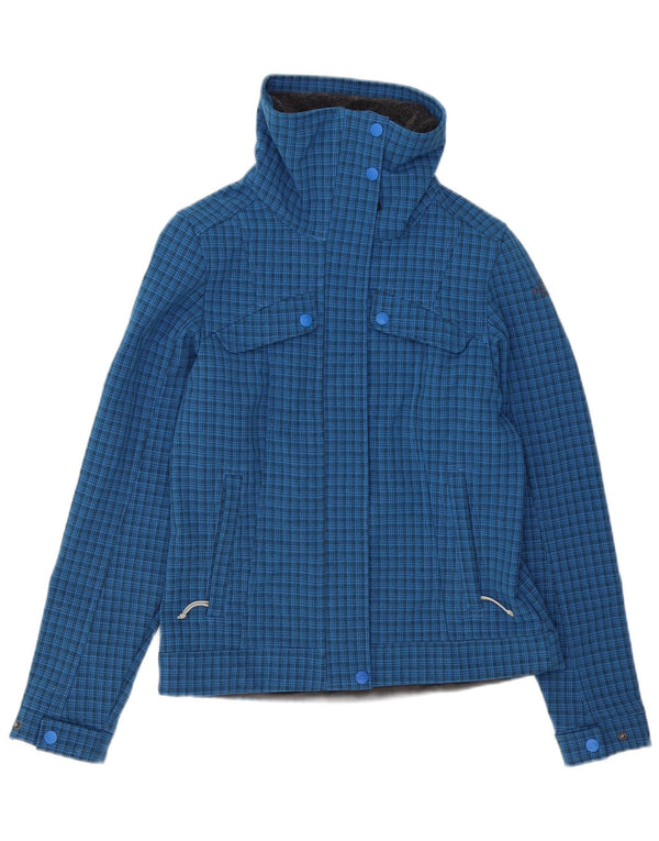 The North Face ženska vjetrovka jakna UK 10 mali plavi karirani poliester